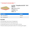 thumbnail image 2 of Air Filter - Compatible with 2007 - 2010 BMW X5 2008 2009, 2 of 2
