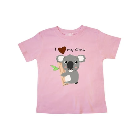 

Inktastic Koala (i love oma) Gift Toddler Boy or Toddler Girl T-Shirt