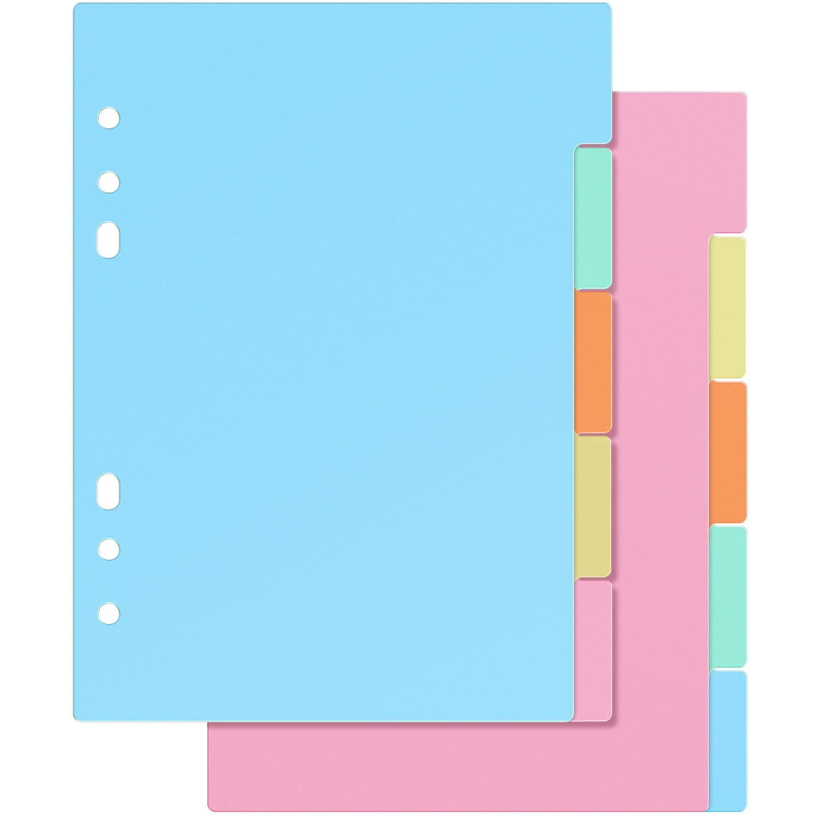 SacJkt Separadores Archivador A5, Separadores Para Archivadores, Divisores De Tarjeta De Archivo
