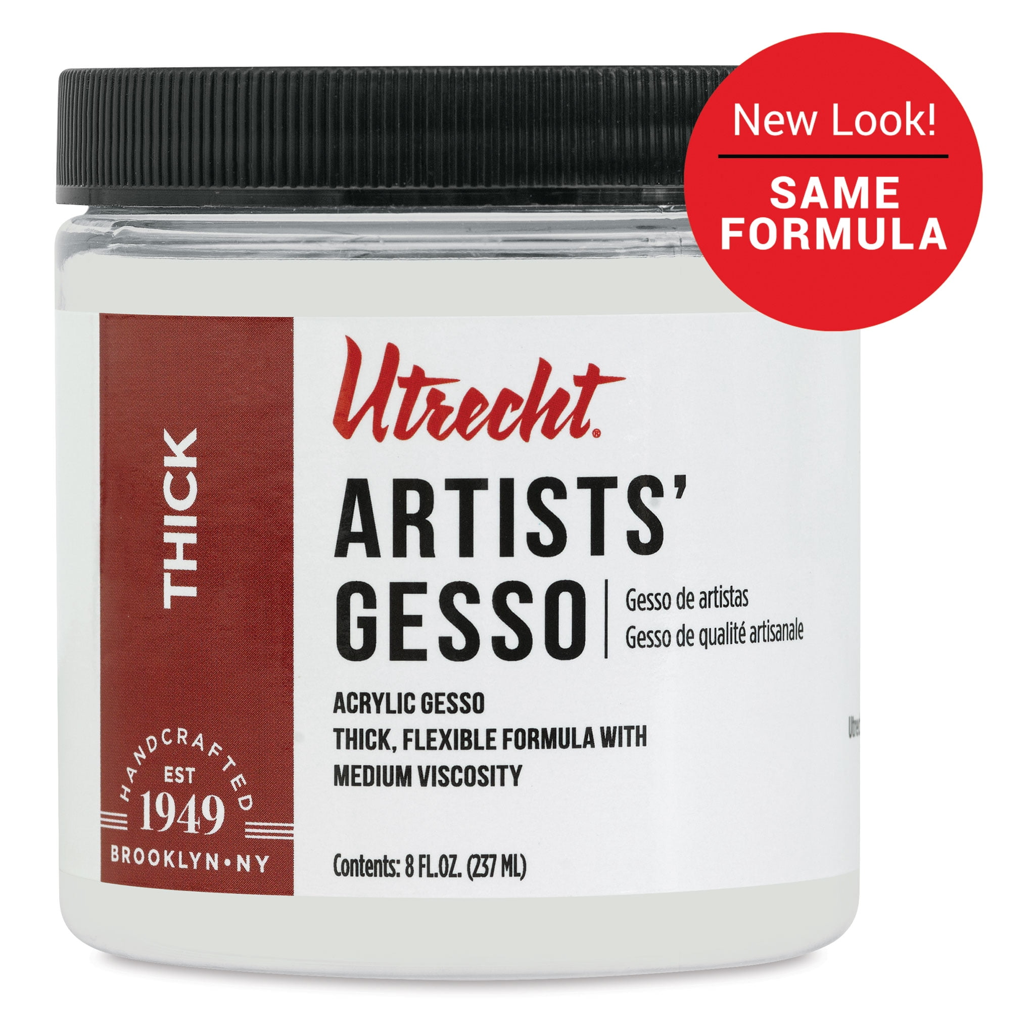 Utrecht Artists Acrylic Gesso White, 8 oz