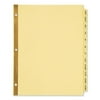 Avery Preprinted Laminated Tab Dividers w/Gold Reinforced Binding Edge 12-Tab Letter 11307