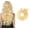 Blonde, variant on Aorsher Microlink Hair Extensions Human Hair Micro Beads Hair Extensions Remy Hair 16Inch Black Virgin Straight Micro Loop Hair Extensions for Women 100Strands 50g