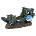 thumbnail image 4 of Penn-Plax Deco-Replicas Sunken Blue Treasure Ship - Aquarium Decoration - Medium, 4 of 9