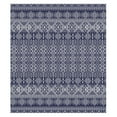 thumbnail image 4 of Savara Talina Indoor/ Outdoor Polypropylene Navy Flat Weave Area Rug, 9x13, 4 of 6