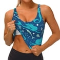 thumbnail image 4 of PAYOHTO Women's Sports Vest Mermaid Dolphin Ocean Elements Quick-drying Breathable Lightweight Elastic Exercise Daily Wear Summer Gift, 4 of 10