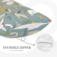 thumbnail image 5 of Naloa Cute Farm Birds Pillowcase, Throw Pillowcase, Wrinkle-Free, Stain-Resistant with Hidden Zipper for Bedroom Sofa - 14"x20", 5 of 9