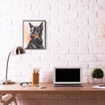 thumbnail image 2 of Stupell Industries Doberman Dog Pet Animal Watercolor Painting Framed Giclee Texturized Art by George Dyachenko, 2 of 8