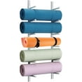 thumbnail image 1 of Yoga Mat Storage Racks,Multifunctional Home Gym Storage Organizer With Hooks And Lockable Wheels,Weights Rack For Dumbbells,Yoga Mat, 1 of 8