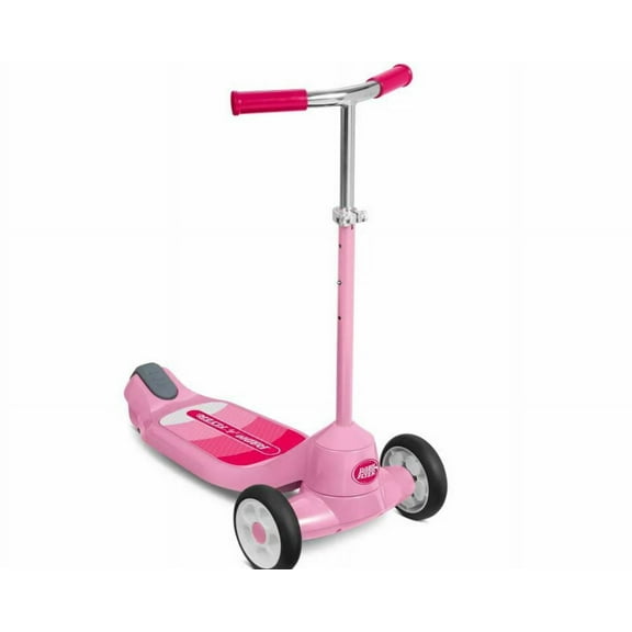 Radio Flyer Grow with Me Beginner Kick Scooter, for Ages 2-5, up to 50 lbs, Pink