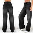 thumbnail image 5 of EMMIOL Women's Vintage Y2K Wide Leg Jeans 90s Baggy Boyfriend Style Denim Pants,Low Rise Loose Fit Jeans, 5 of 7
