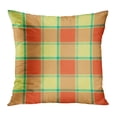 thumbnail image 1 of ECCOT Blue Abstract Sherbet Tartan Repeatable Green Alice Buffalo Check Checkered Classic Pillowcase Pillow Cover Cushion Case 18x18 inch, 1 of 1