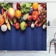 thumbnail image 1 of Ambesonne Harvest Shower Curtain, Organic Fresh Fruits, 69"Wx70"L, Multicolor, 1 of 3