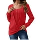 thumbnail image 3 of Blusas,Blusa informal con capucha para mujer, manga larga, color liso, suave poliéster y elastano, para uso diario en casa, sopatenor, 3 of 9