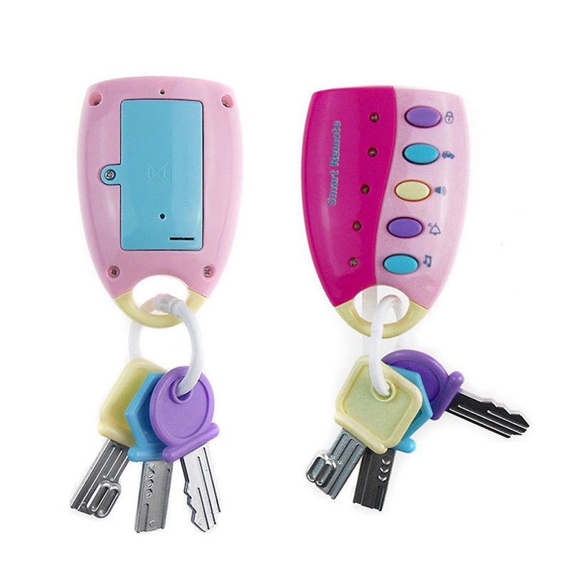Baby Flash Music Smart Remote Car Key Toy for Baby