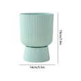 thumbnail image 3 of Yusimy Nordic Matt High-Heel Plastic Flower Pot Simple and Creative Living Room Home Flower Pot, 3 of 6