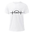 thumbnail image 4 of Sngxgn Men's Fit Short Sleeve T-Shirt Crewneck Lightweight Tee Shirts for Men Workout Casual(White,XL), 4 of 5