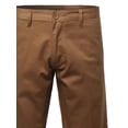 thumbnail image 3 of FashionOutfit Men's Basic Solid 100% Cotton Twill Chino Shorts, 3 of 3