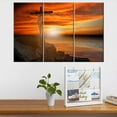 thumbnail image 3 of TISHIRON 3PCS Framed Canvas Wall Art Set,36"x24" Christ on The Cross Canvas Art Decor, 3 of 7