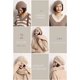 thumbnail image 3 of Cashmere Berets Hats Women Winter Warm Merino Wool Knitted Oversized Beige Beanie, 3 of 4