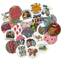Random Country Fun Assorted Freshie Cardstock Cutout Rounds 2 in  12 pk Mixed, Scented Aroma Bead Bake with Mold for Car Freshie Designs, Trendy Teenager Designs