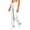 White, variant on SeekIslan Women's Crossover Yoga Pants V Waist Straight Leg Pants with Pockets for Gym and Casual Daily