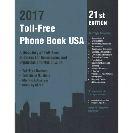 toll free phone book usa 2017 a directory of toll free walmart online telephone number