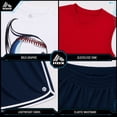 thumbnail image 4 of RBX Boys Athletic Outfit Shorts Set Short Sleeve Shirts Dry Fit Sleeveless Jersey & Shorts 3 Piece, 4 of 7
