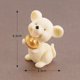 thumbnail image 5 of leyfeng Ratón de la fortuna, animal pequeño, decoración de micropaisaje, joyería suculenta, lingote, moneda de oro, ratón, decoración de resina, 5 of 5