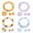 As Shown, variant on Dytern Party 10sets/pack 4pcs/set Hawaiian Leis Necklace Flower Wreath and Bracelet Luau Party Supply Innocent Beach Costume Accessory