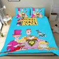 thumbnail image 1 of Schoolhouse Rock Conjunto de sábanas temático, trío de piezas, cómodo y amigable con la piel, diseño único, regalo de decoración para el hogar para familiares, amigos y fans, 90 cm * 190 cm, 1 of 6