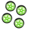thumbnail image 1 of 4PCS RC Rally Tires, 17mm Rugged Plastic 1/8 RC Car Wheel Tyres for Entertainment, 1 of 7