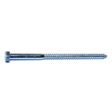 5/16" x 5-1/2" Zinc Plated Grade 2 / A307 Steel Hex Head Lag Screws HLSHS-366