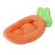 thumbnail image 5 of Cama para perros con forma de zanahoria, lavable a máquina, para mascotas pequeñas y medianas, cojín para cachorros. L, 5 of 9