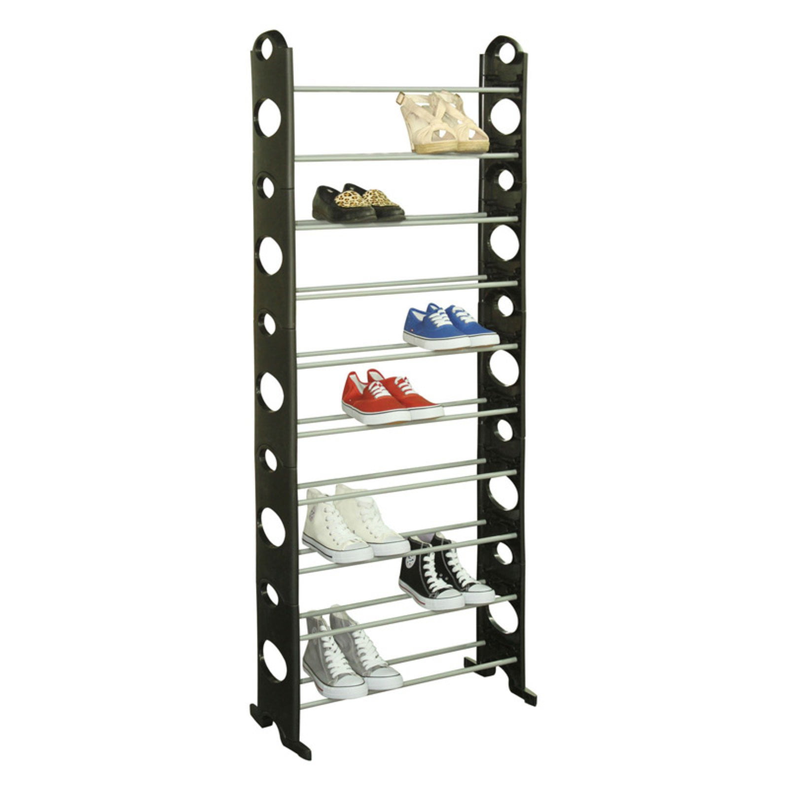 Stackable and Detachable 8 Shelf Sorbus Shoe Rack Organizer Storage 