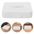 thumbnail image 1 of Greenadscape 1Set Sleek Compact Sanitary Towel Holder White PP On The Go Use Women Easy Access Protection, 1 of 8