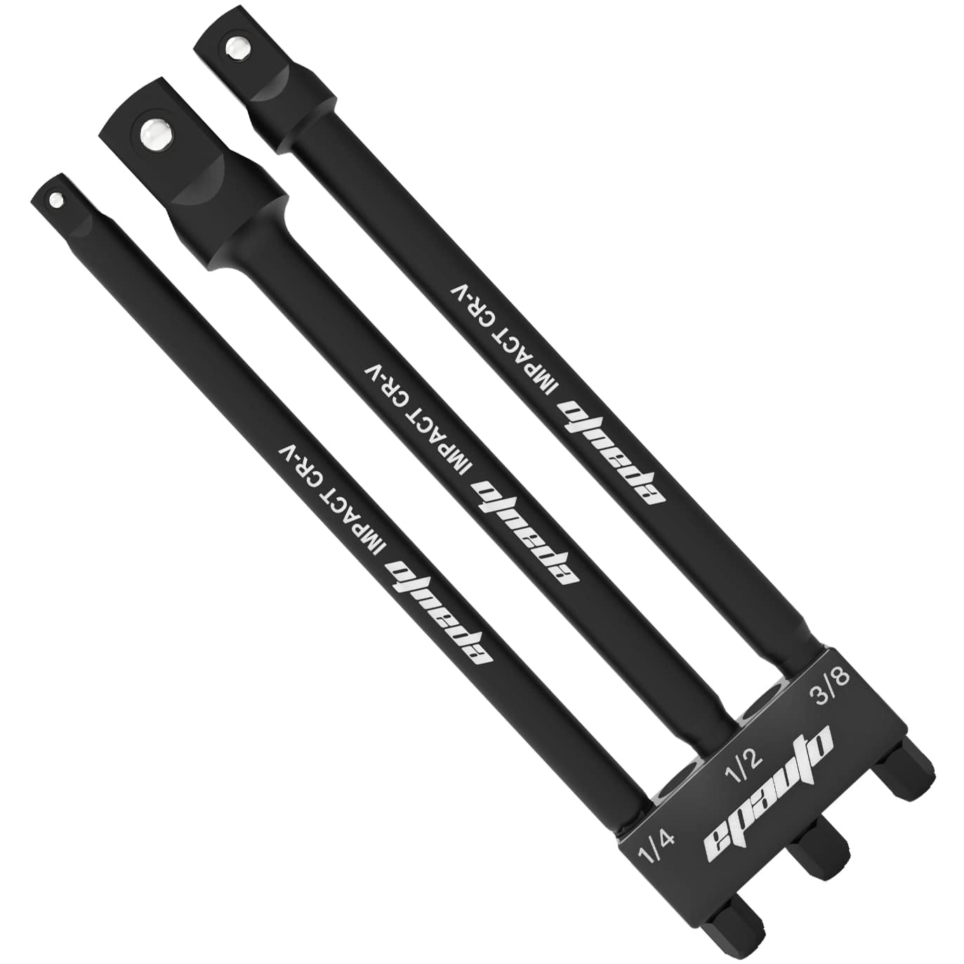 EPAuto 6Inch Impact Socket Adapter Set, CRV, 3 Pieces
