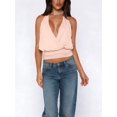 thumbnail image 4 of Women Y2K Halter‑Neck Crop Tank Top, Loose‑Fit Open‑Back Sleeveless Cami Vest Summer Daily and Party Going‑Out Top, 4 of 13