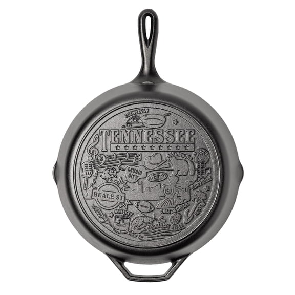 Lodge 12" Seasoned Cast Iron Skillet Tennessee Road Trip