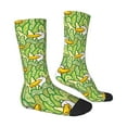 thumbnail image 4 of Yiaed Cartoon Duck Print Great elasticity Crew Socks Sports socks for Men and Women, 4 of 5