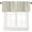 Green, variant on William Morris Valances Set for Kitchen, William Morris's Willow Bough Famous Pattern Print Home Decor Rod Pocket Window Drapes for Kitchen Living Room Dining Room Office 54x18inch