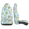 thumbnail image 4 of Fotbe Frog In Mermaid Pattern Automotive Seat Covers for Cars Trucks and SUVs – Car Seat Covers for Front Seats,Protective Seat Covers,Vehicle Seat Covers, Set of 2, 4 of 9
