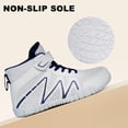 thumbnail image 5 of Kids Youth Wrestling Boxing Shoes for Boys Girls,Grey,2 C, 5 of 7