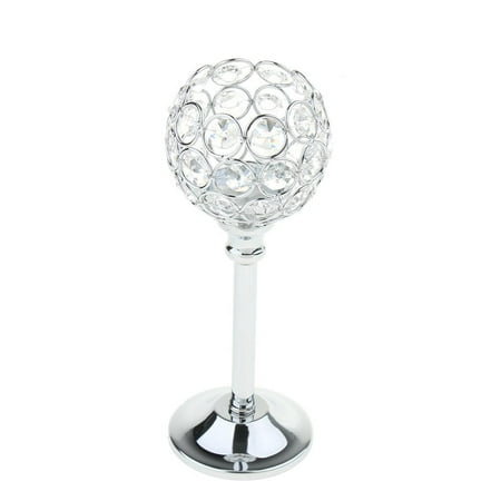 

DIAMANTE CRYSTAL TEA LIGHT PILLAR CANDLE HOLDER HOME WEDDING PUB CAFE DECOR