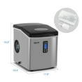 thumbnail image 6 of DELLA Ice Maker Stainless Steel LCD Display 28 Pound per Day Capacity Touch Button Display 3 Cube Size, 6 of 7