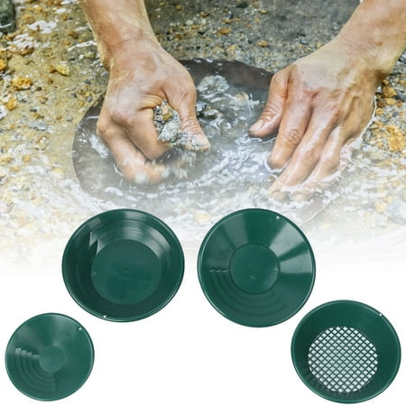 

Ymiko Gold Pan 90°Rifled Design Gold Washing Pan For Mining Beginners