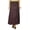 Coffee, variant on Women's Cotton Inskirt Saree Petticoats/Underskirt Solid Plain Readymade Ethnic Indian Stitched - Waist Adjustable Royal Blue 2XL