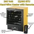 thumbnail image 3 of Dura Heat 240 Volt Hard-Wired Electric Garage Heater, Remote, 5000 Watt - EWH5510, 3 of 10