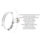 thumbnail image 5 of Anillo De Ansiedad De Rotación Libre Abierto Unisex Con Cuentas Anillos De Cuentas Giratorias Apilables Ajustables Methold AP005720-00, 5 of 6