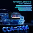 thumbnail image 6 of BCI Group 48 H6 Automotive AGM Battery, 12V 70Ah Premium Maintenance Free Battery, 720CCA 130RC, Dimensions 10.94" L x 6.88" W x 7.48" H, 6 of 8
