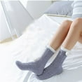 thumbnail image 4 of Pink Socks 7 Pairs Womens Fuzzy Socks Soft Winter Warm Cozy Soft Slipper Socks, 4 of 5